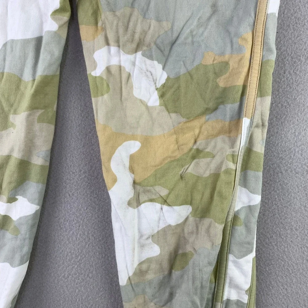 Aerie Camo Jogger Pants Women S Green Camouflage Elastic Waist Casual Loungewear
